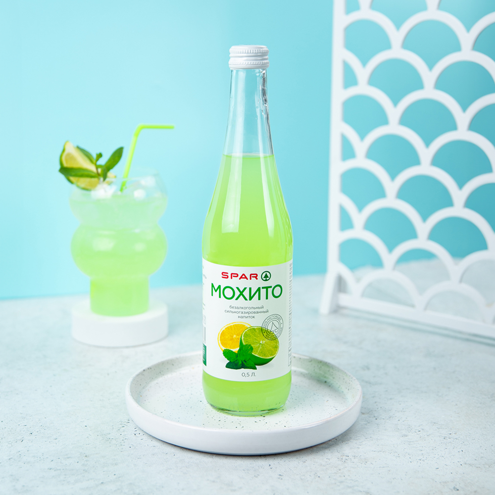 Изображение товара Напиток SPAR Мохито 0,5 л в стекле