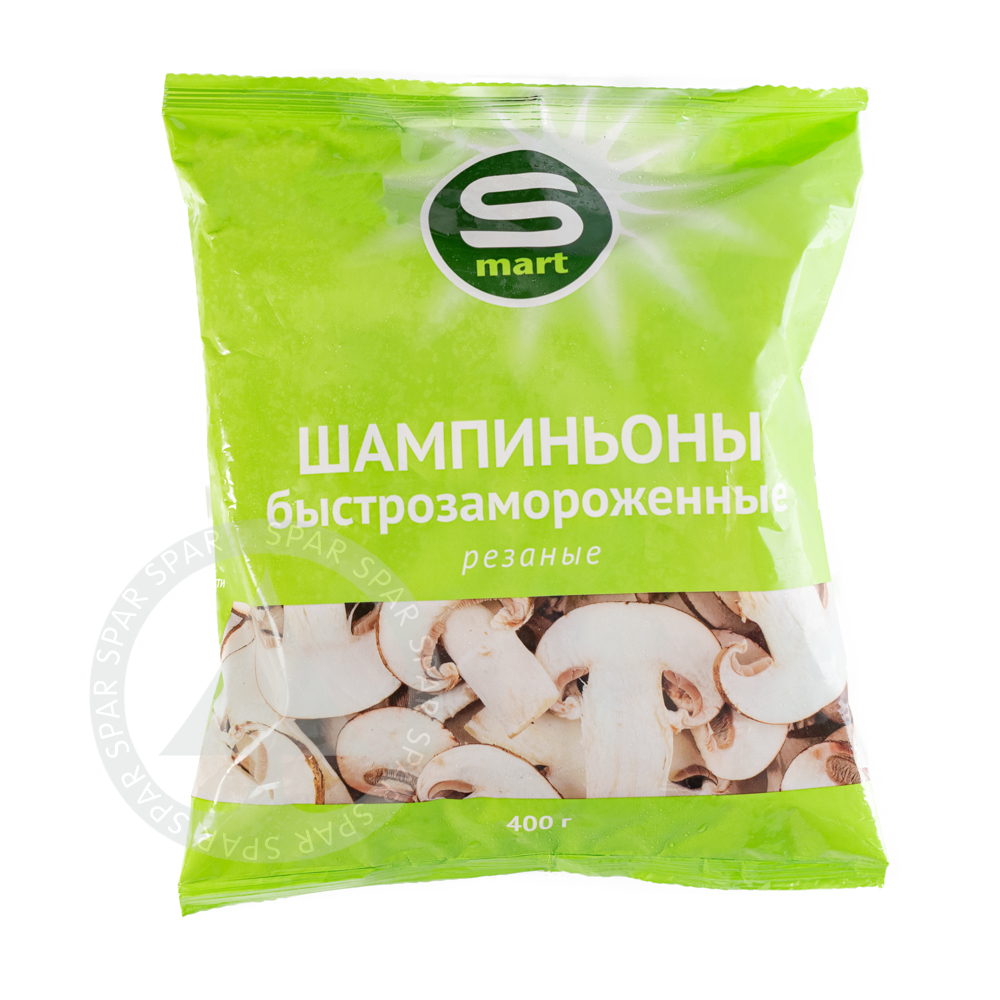Изображение товара Шампиньоны SMART Резаные Замороженные 400г