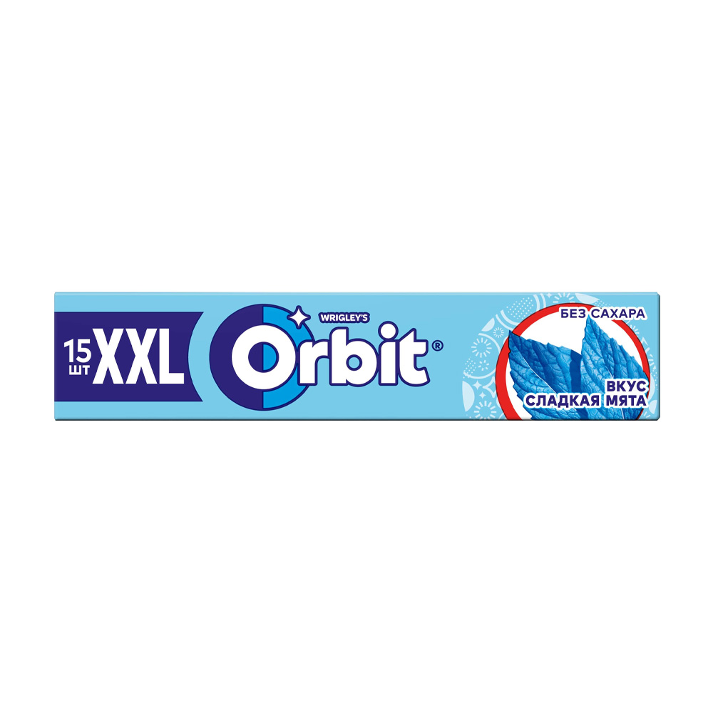 Изображение товара Orbit XXL Сладкая Мята 20г - жевательная резинка