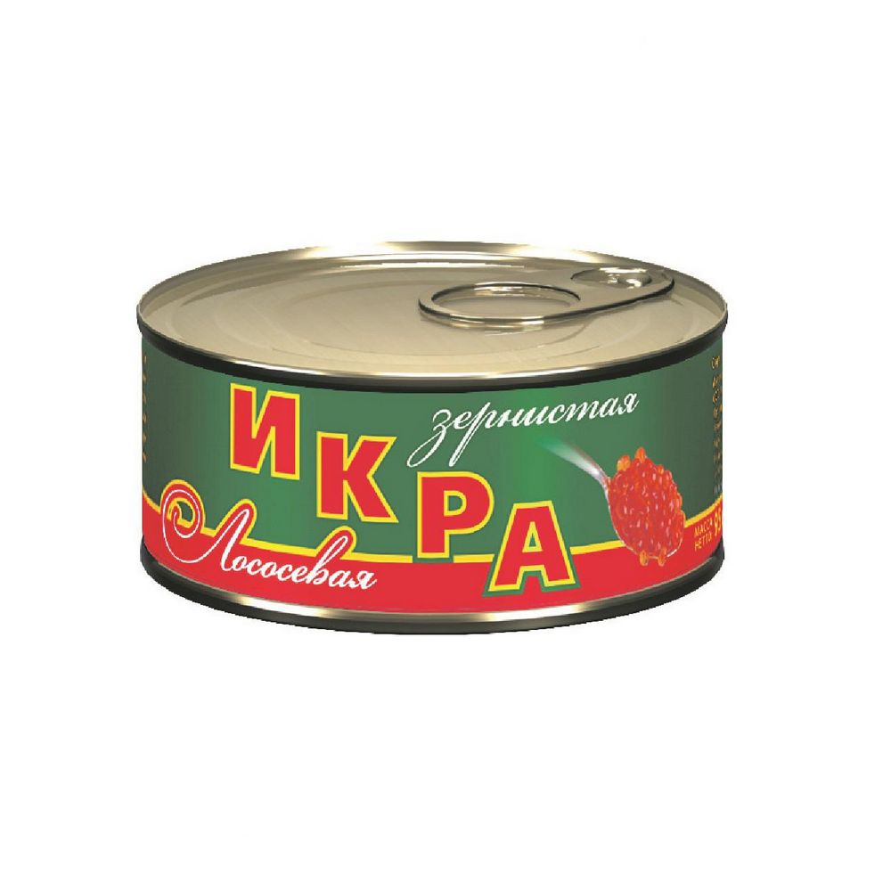 Изображение товара Икра Лососевая Горбуши Московский Рыбокомбинат 95г ж/б