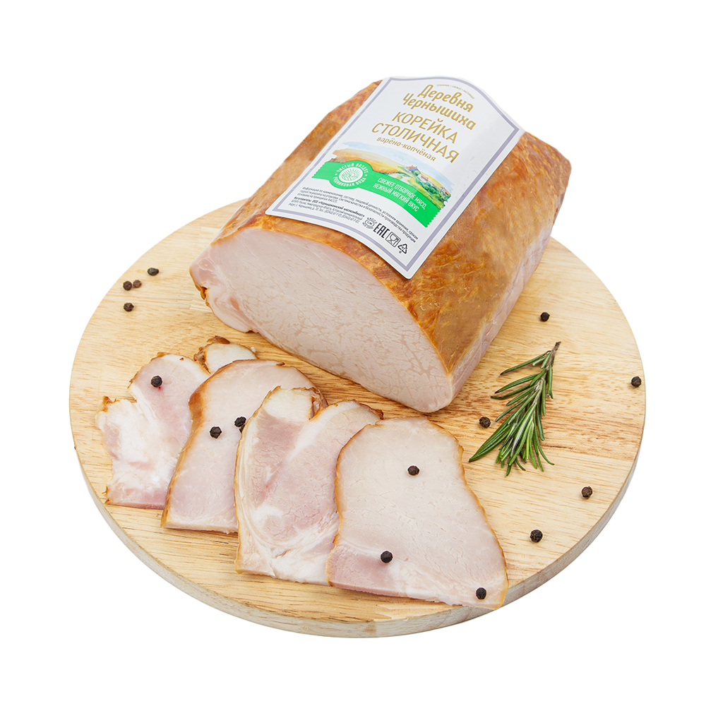 Изображение товара Варено-копченая корейка Деревня Чернышиха 0-6 °C 30 суток