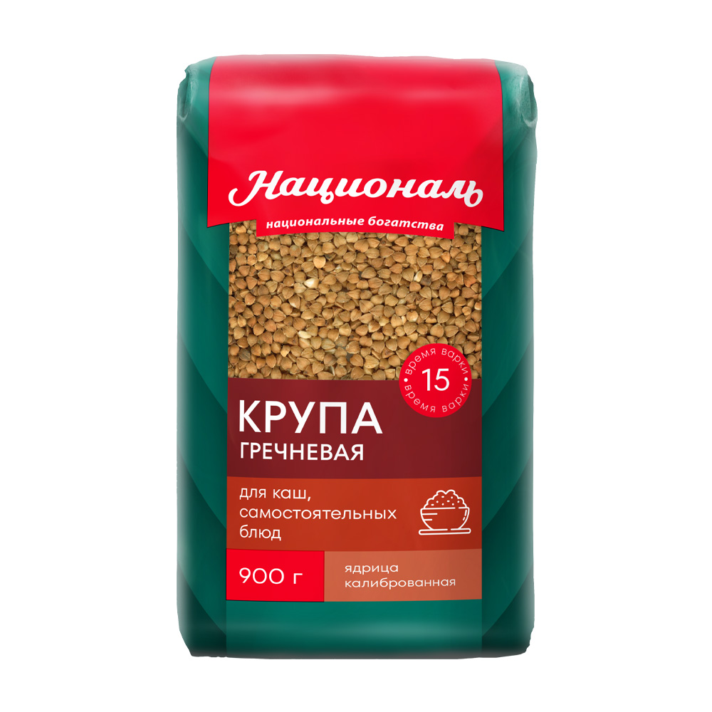 Изображение товара Крупа Гречневая Националь 900г
