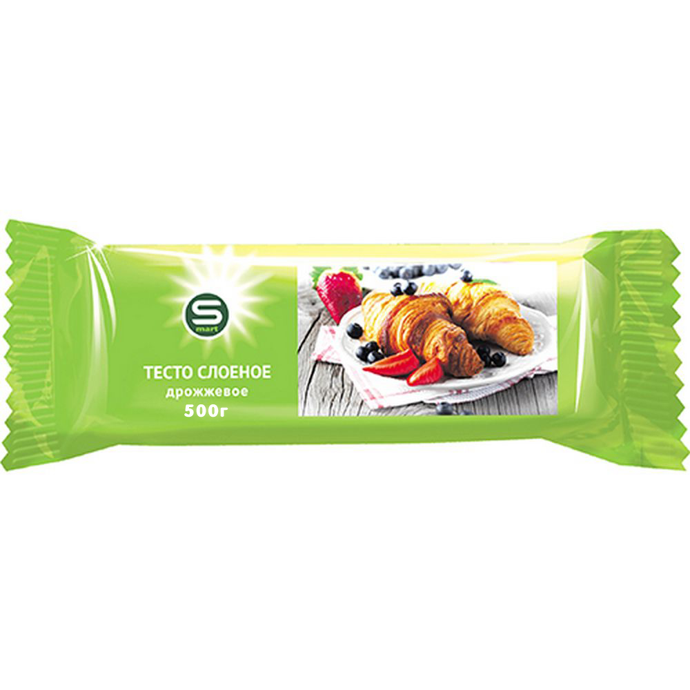 Изображение товара SMART Слоёное дрожжевое тесто 500 г