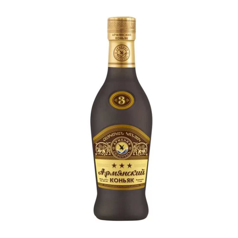 Изображение товара Коньяк Армянский 3 Звезды 40% 0,25л