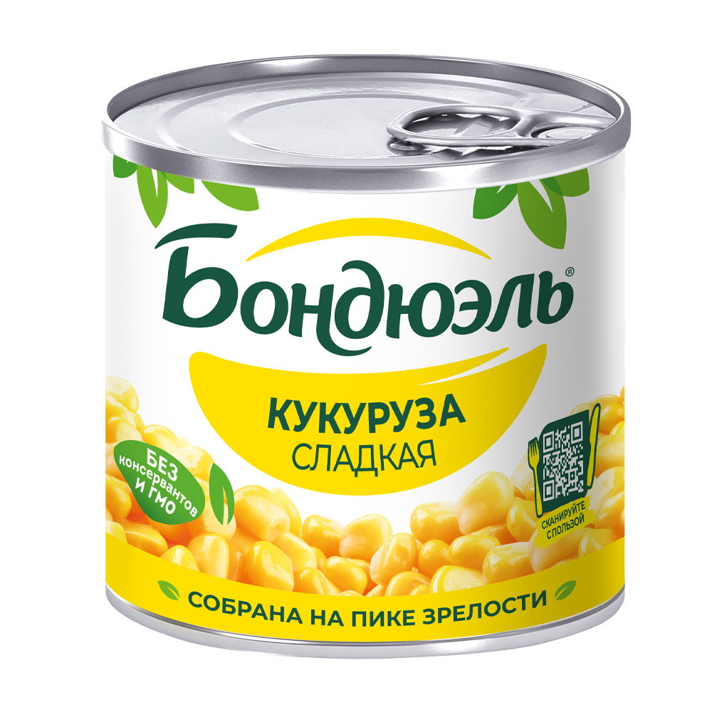 Изображение товара Сладкая кукуруза Бондюэль 212 мл