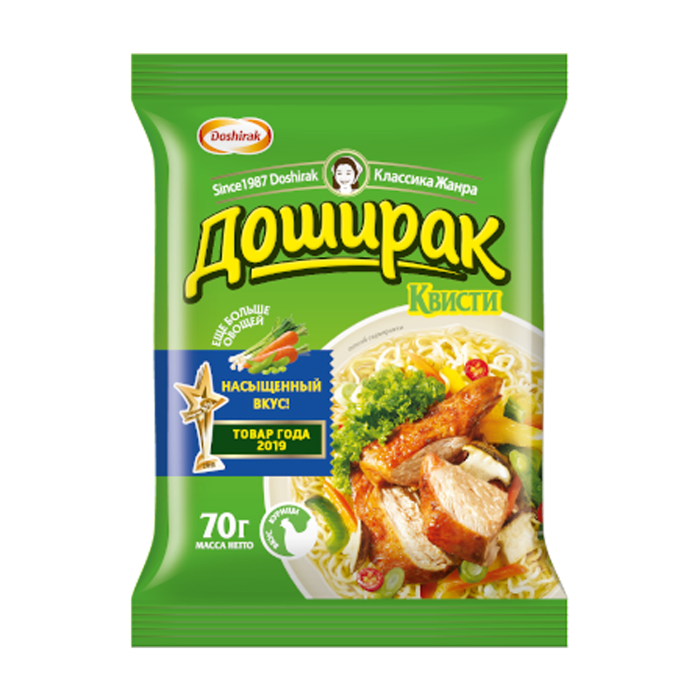Изображение товара Лапша Доширак Квисти Курица 70г