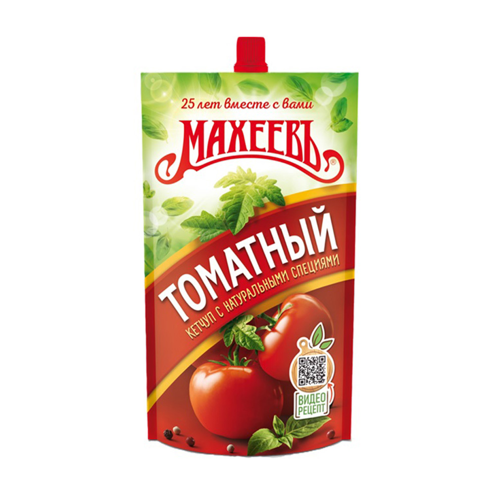 Изображение товара Кетчуп Махеевъ Томатный 300г дой-пак