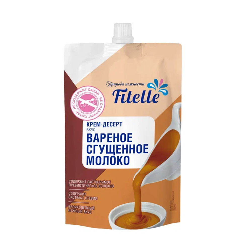 Изображение товара Крем-Десерт Fit Elle Вкус Вареное Сгущенное Молоко 100г