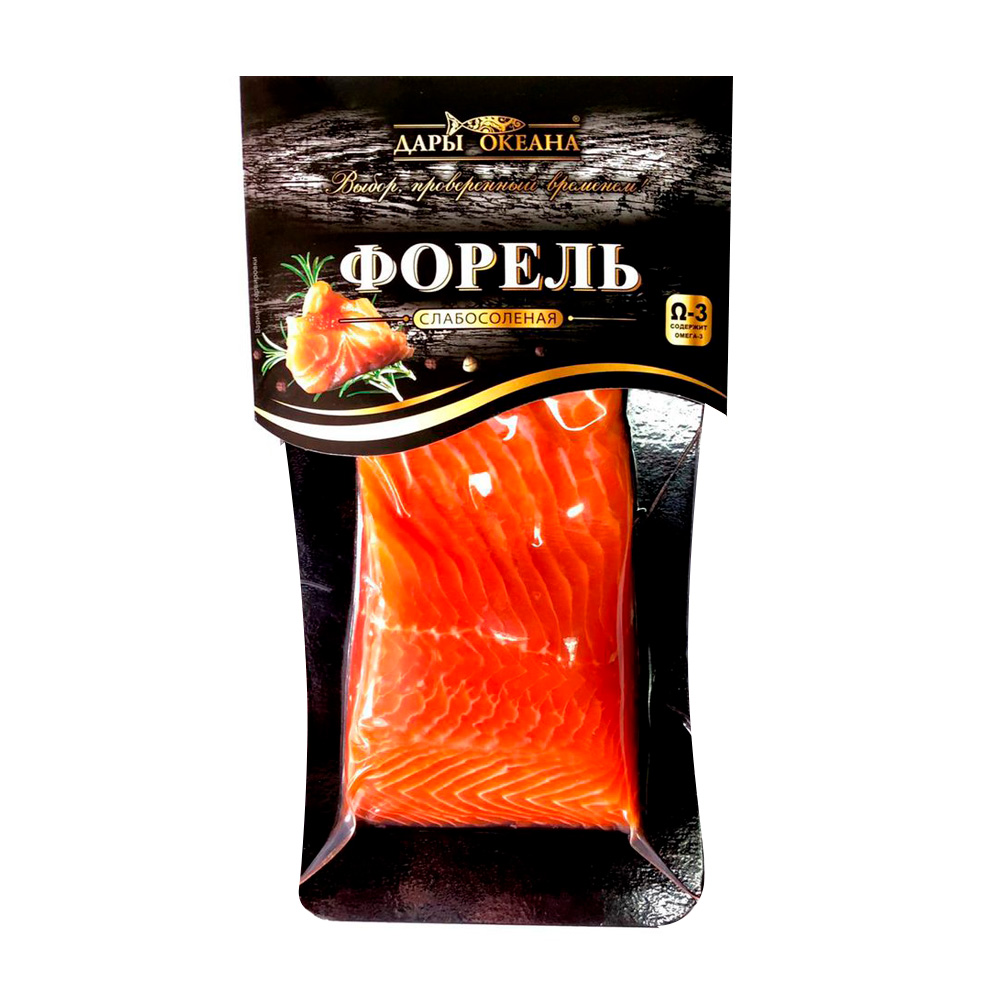 Изображение товара Форель Филе-Кусок Дары Океана Слабосоленая 150г