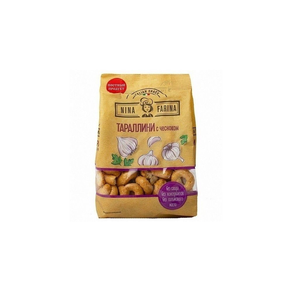 Изображение товара Тараллини Nina Farina с Чесноком 180г