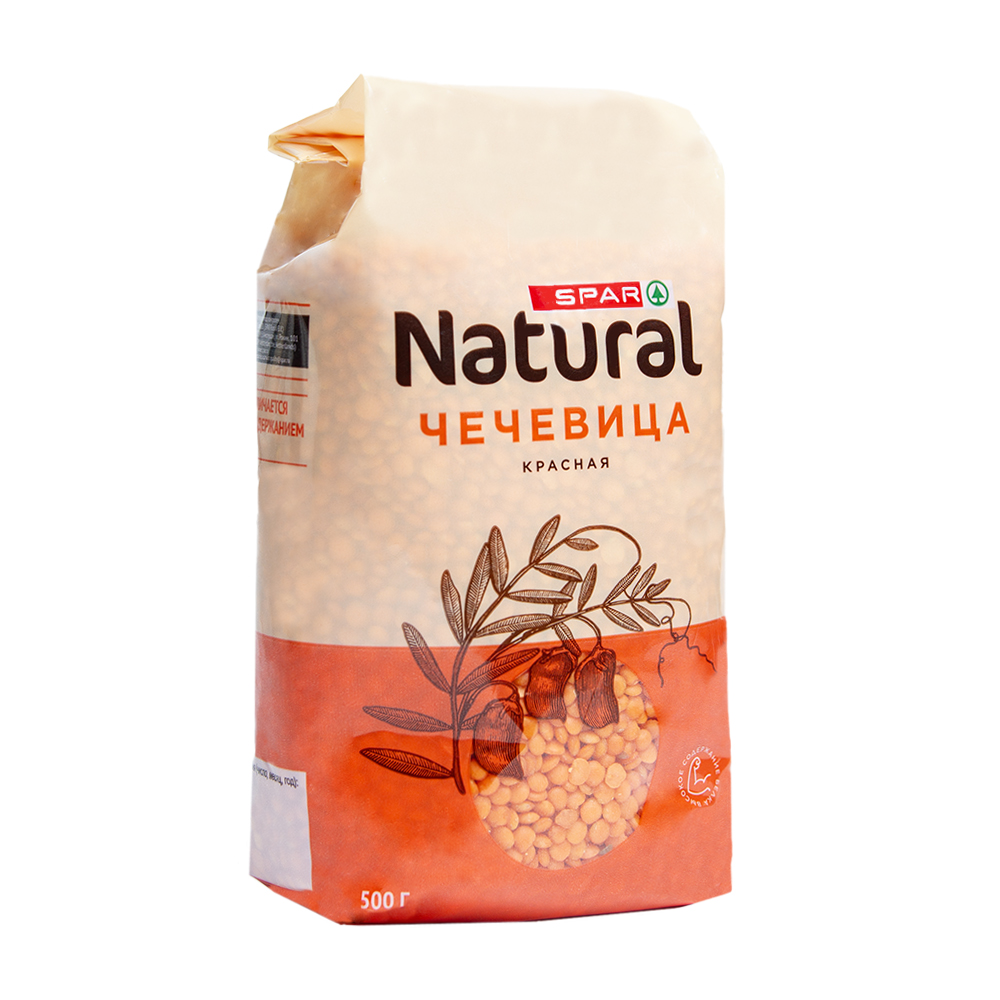 Изображение товара Чечевица SPAR NATURAL Красная 500г