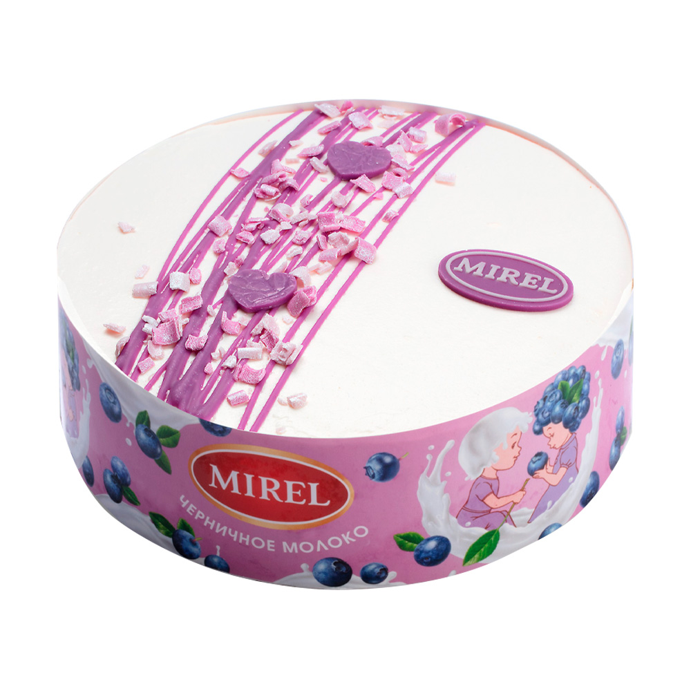 Изображение товара MIREL Черничное Молоко 750 г - нежный комбинированный торт