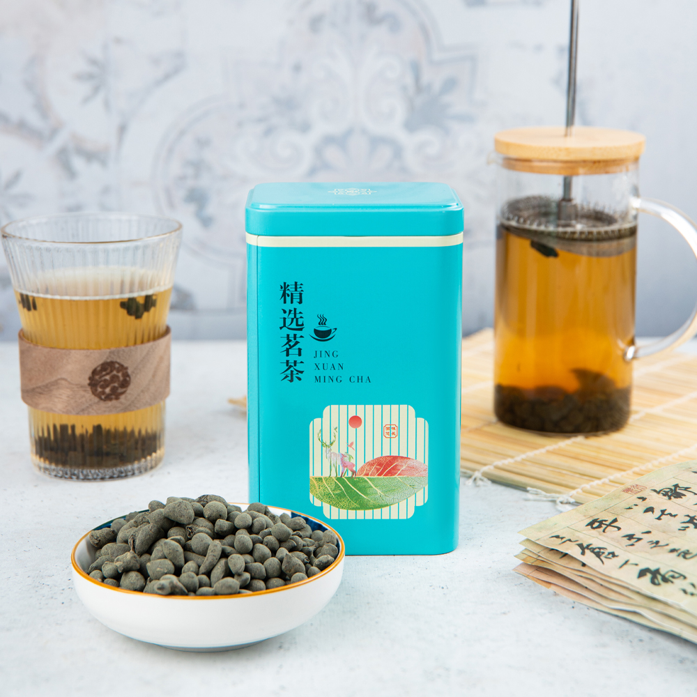 Изображение товара Чай Зеленый SPAR Женьшень Улун 200г ж/б