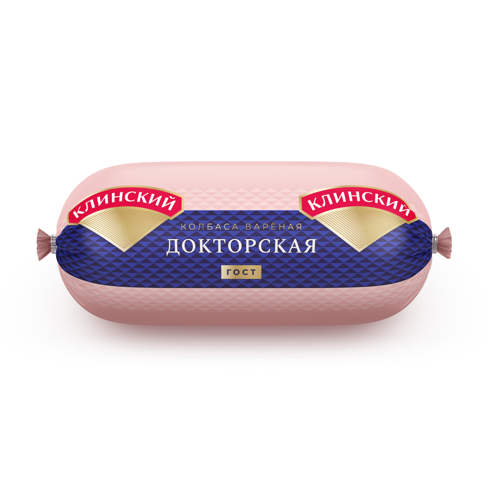 Изображение товара Колбаса Вареная Клинский Докторская ГОСТ 400г