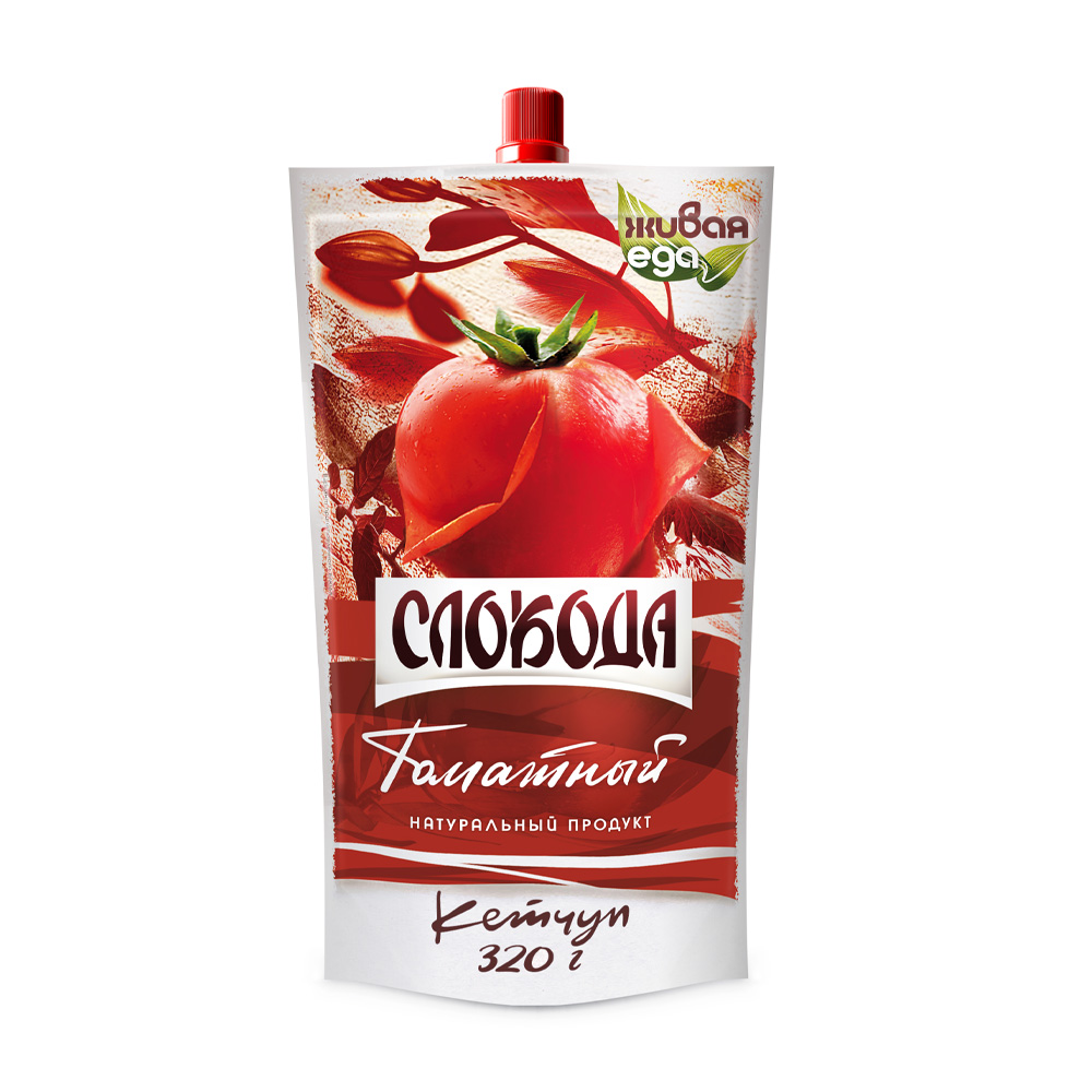 Изображение товара Кетчуп Слобода Томатный 320г