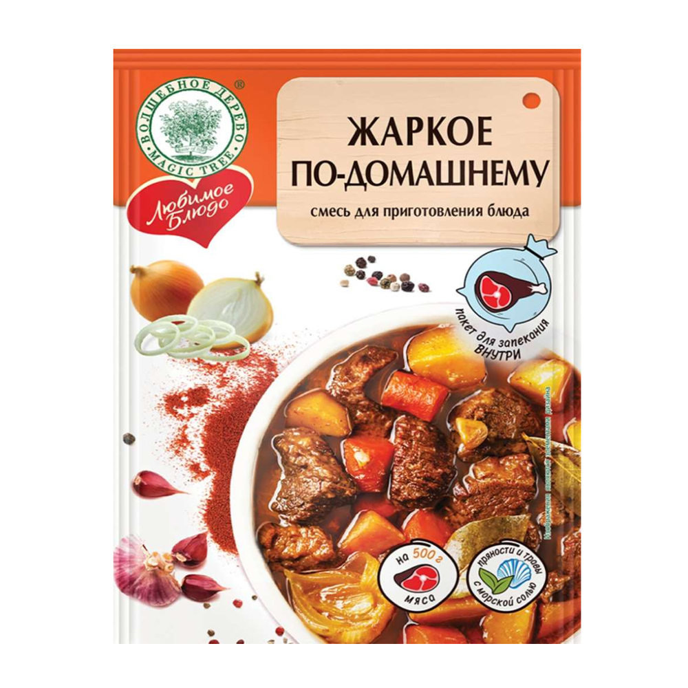 Изображение товара Приправа Волшебное дерево Жаркое по-домашнему с мясом