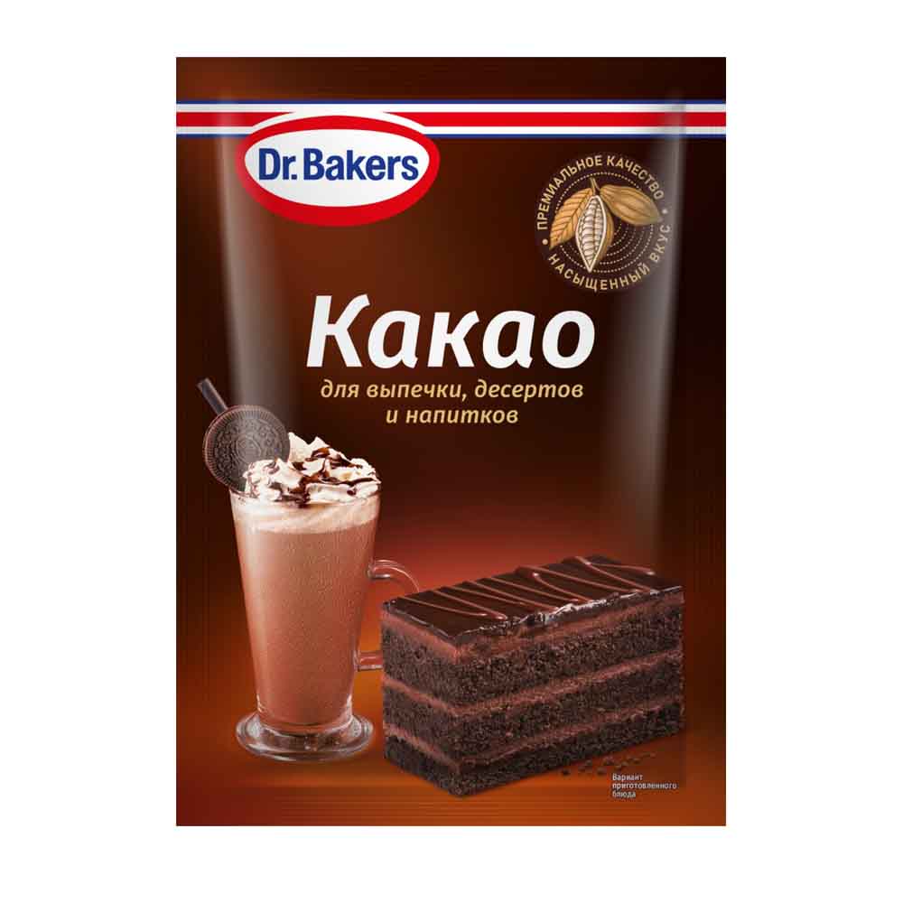 Изображение товара Какао-Порошок Dr. Bakers 25г