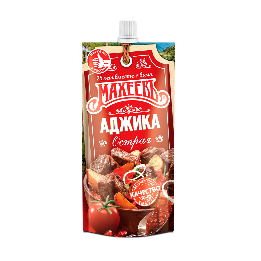 Изображение товара Аджика Махеевъ Острая 140 г дой-пак