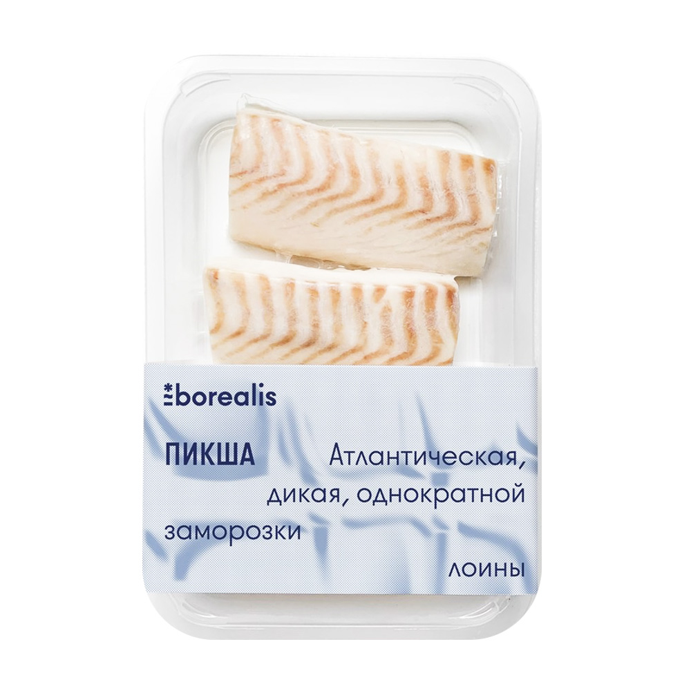 Изображение товара Филе Спинки Пикши Borealis без Шкуры без Кости с/м 400г