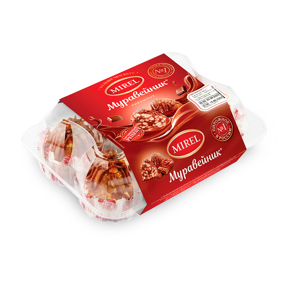 Изображение товара MIREL Муравейник 340г - песочное пирожное штучное