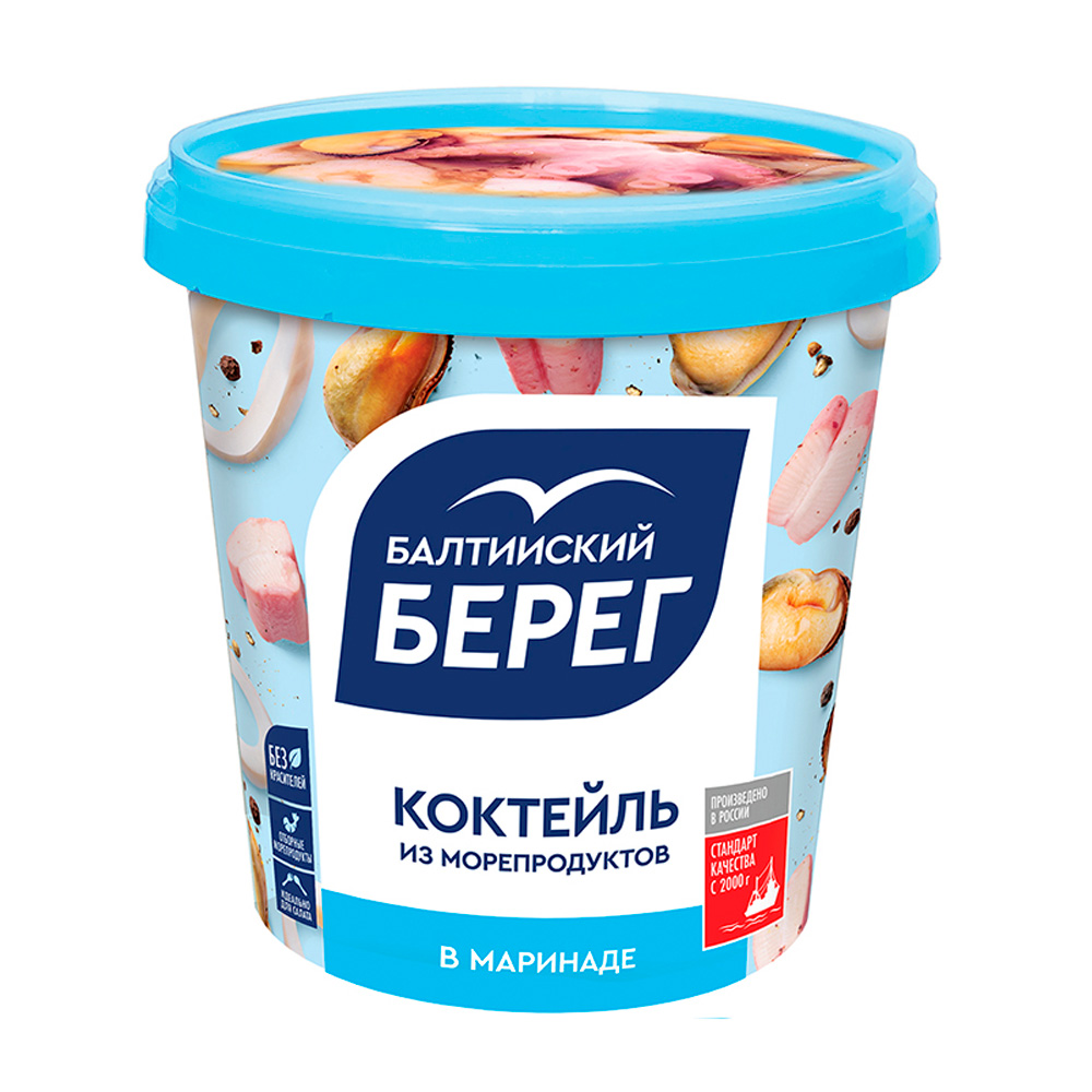 Изображение товара Штучный Морепродукты Балтийский Берег Маринад 390 г