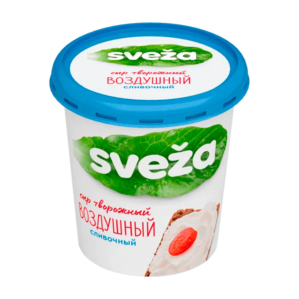 Изображение товара Творожный сыр Sveza воздушный сливочный 60% 150 г