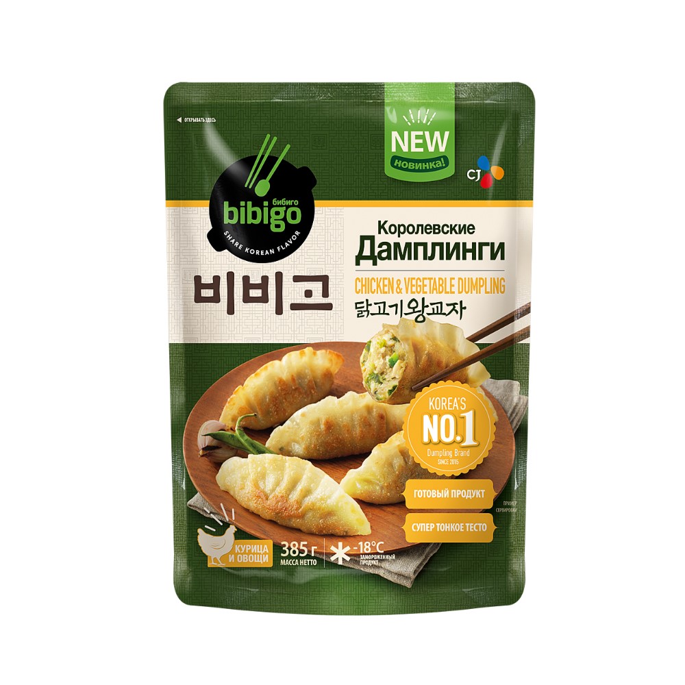 Изображение товара Дамплинги Bibigo Королевские с Курицей 385г
