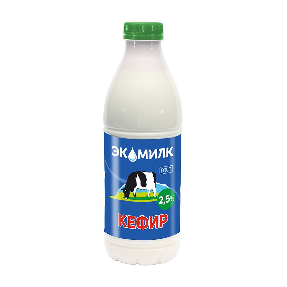 Изображение товара Кефир Экомилк 2,5% 0,9 л