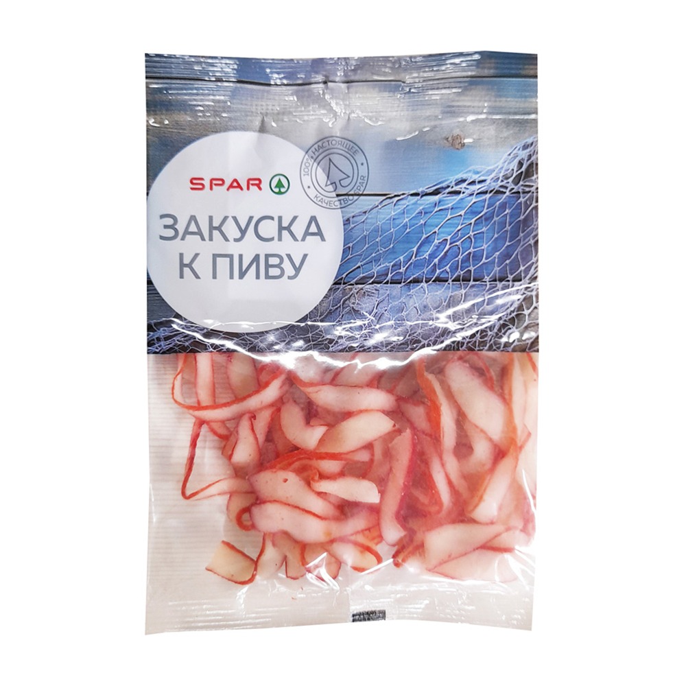 Изображение товара Кальмар SPAR Полоски Крабстер Вяленый 70г