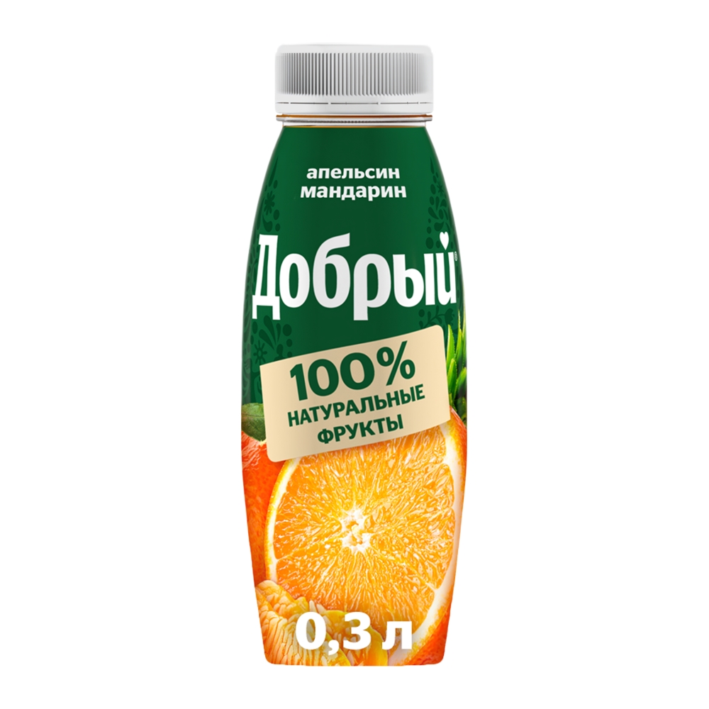 Изображение товара Напиток Сокосодержащий Добрый Апельсин Мандарин 0,3л