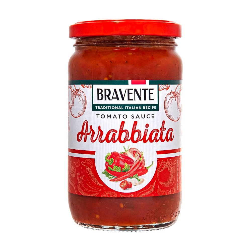 Изображение товара Bravente Arrabbiata с перцем - томатный соус 360 г