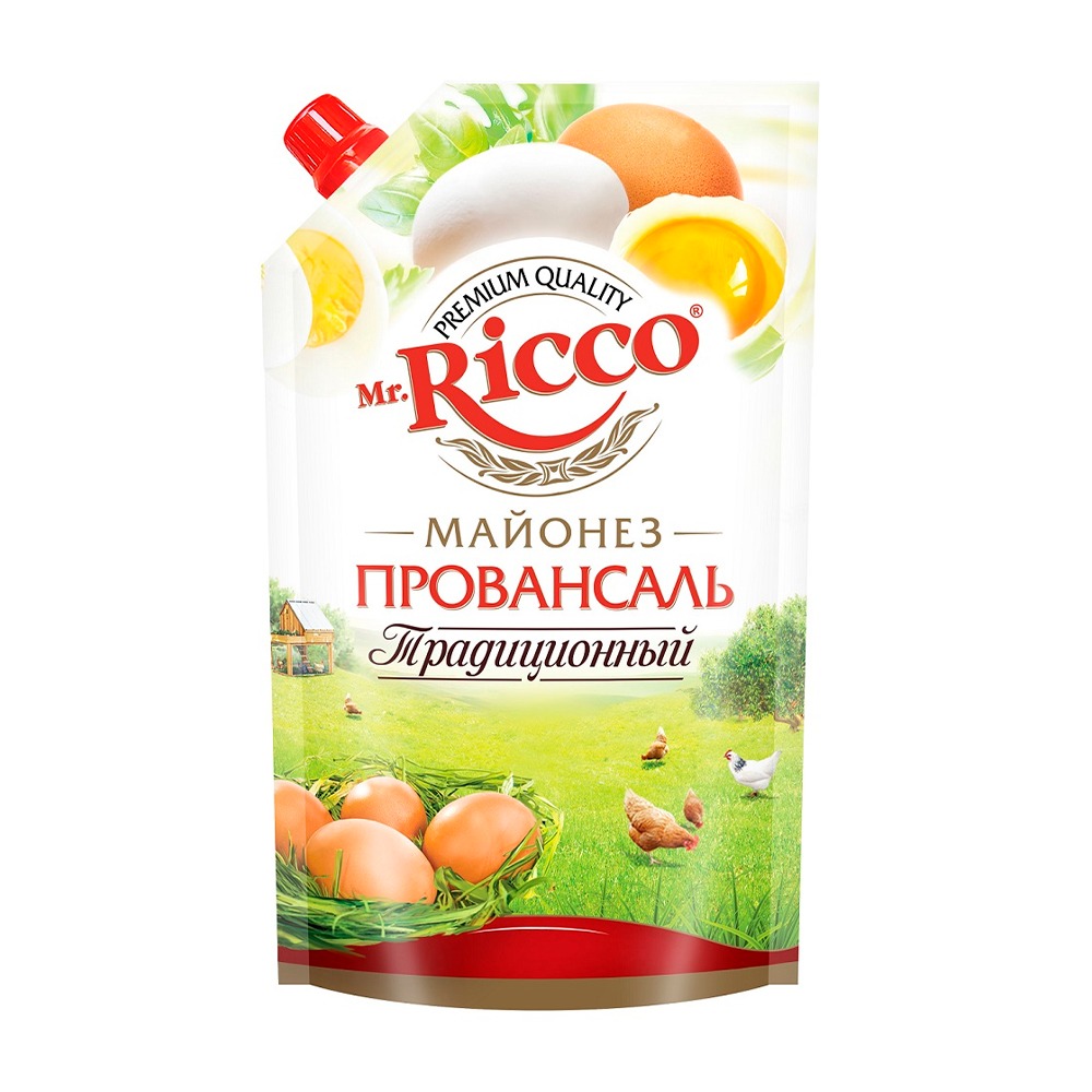 Изображение товара Майонез Mr.Ricco Провансаль Традиционный 50% 350мл