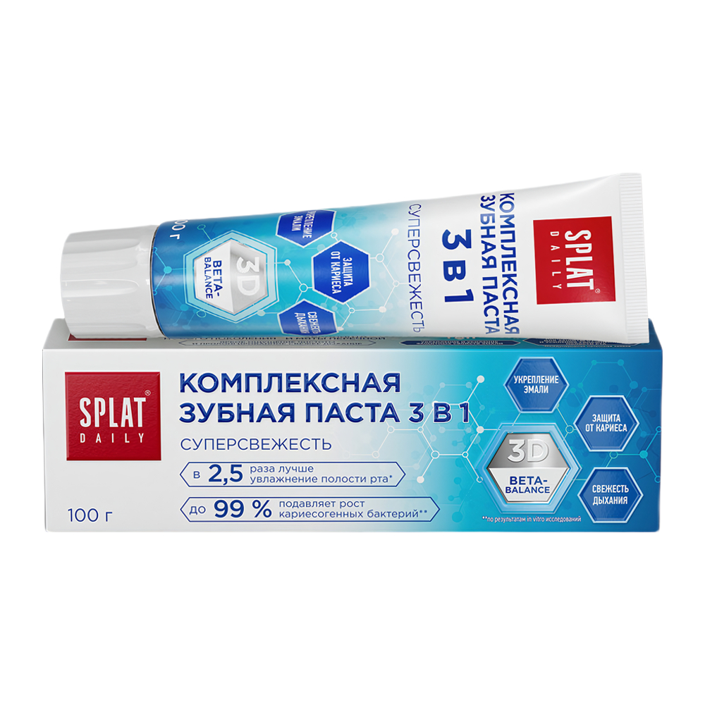 Изображение товара Зубная паста SPLAT Daily суперсвежесть для ежедневной гигиены и свежести