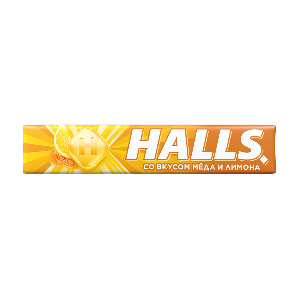 Изображение товара Halls Леденцы мед и лимон - освежающие 25 г