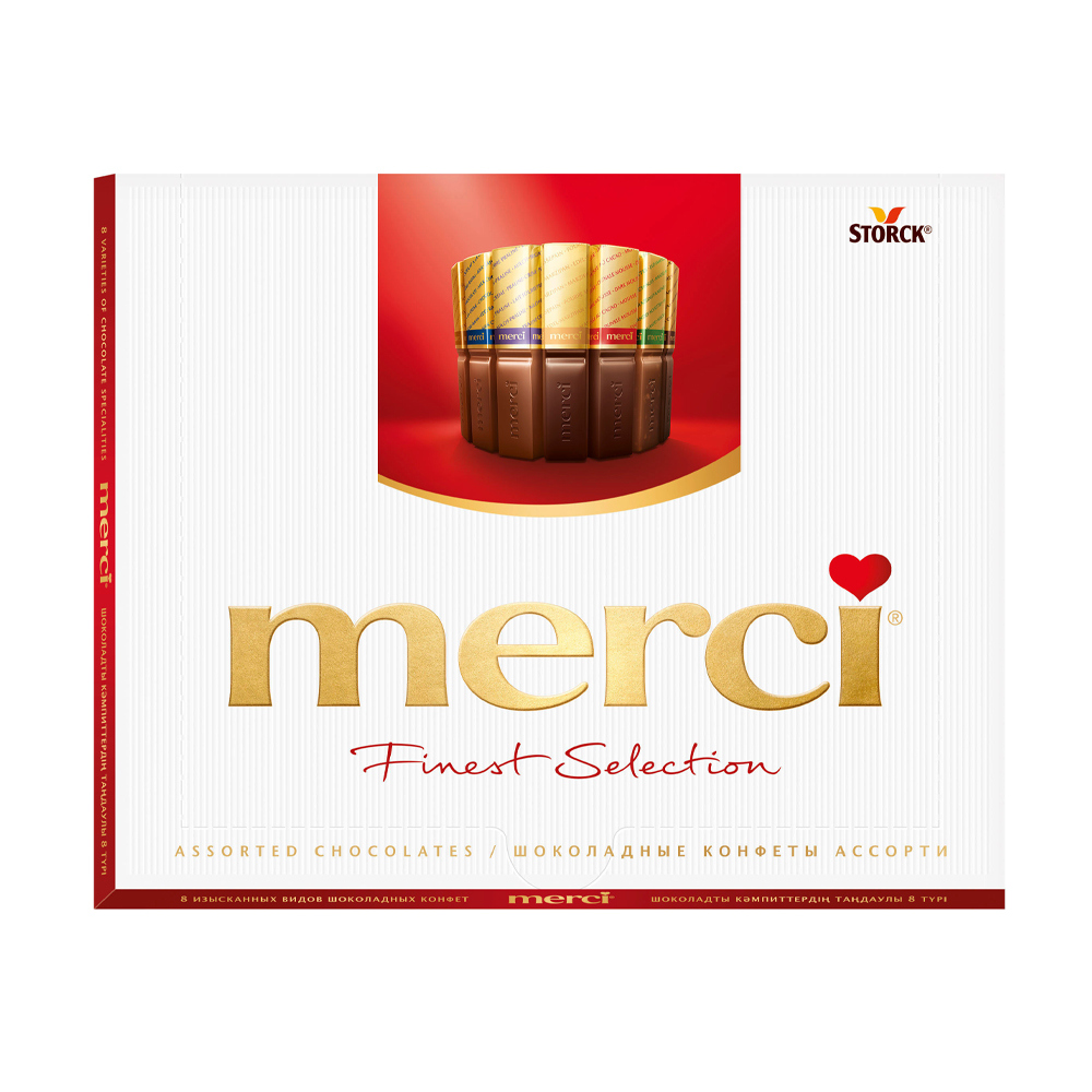Изображение товара MERCI Ассорти 250 г - набор шоколадных конфет