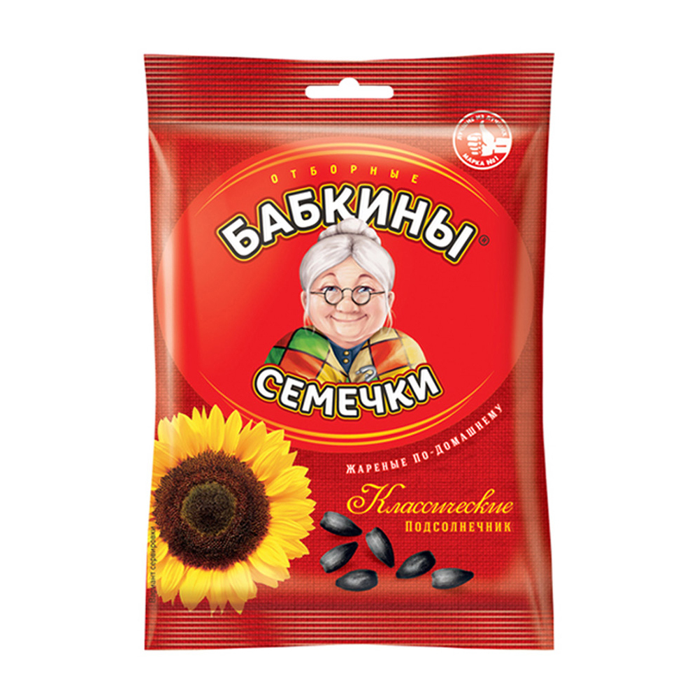 Изображение товара Семечки БАБКИНЫ СЕМЕЧКИ Жареные 100 г