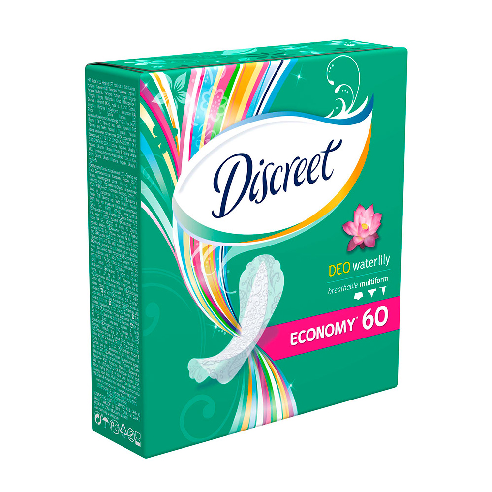 Изображение товара Ежедневные Прокладки Discreet Deo Waterlily 60шт
