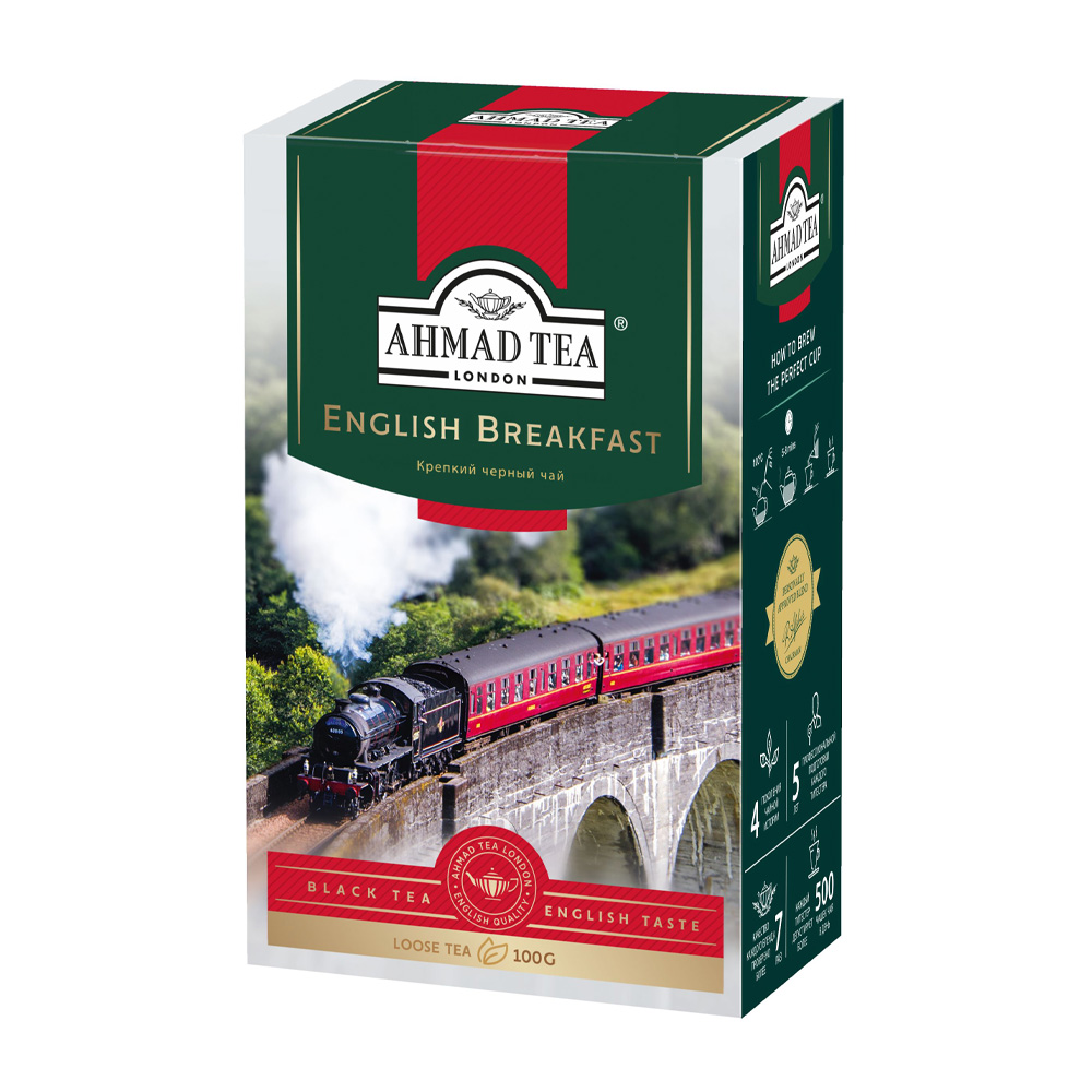 Изображение товара Чай Черный Ahmad Tea English Breakfast Листовой 100г