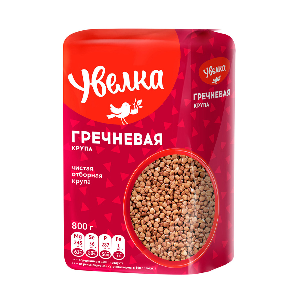 Изображение товара Крупа Гречневая Увелка 800г
