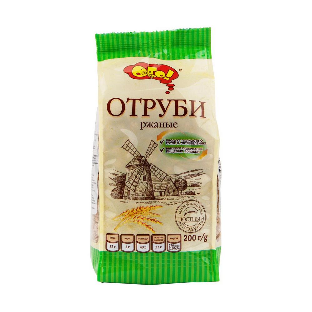 Изображение товара Отруби Ого Ржаные 200г