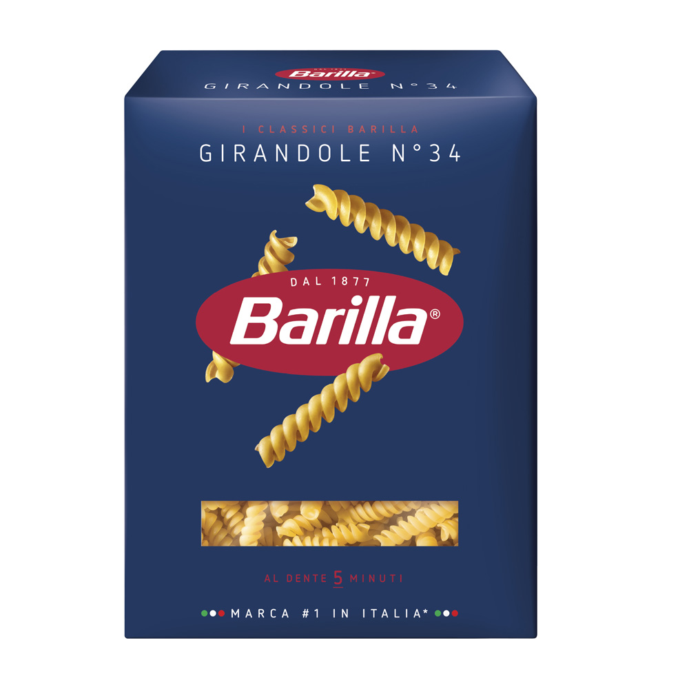 Изображение товара Макароны Barilla Джирандоле No34 - фигурные спирали для насыщенных соусов