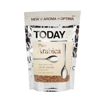 Изображение товара Кофе Растворимый Today Pure Arabica Сублимированный 75г м/у