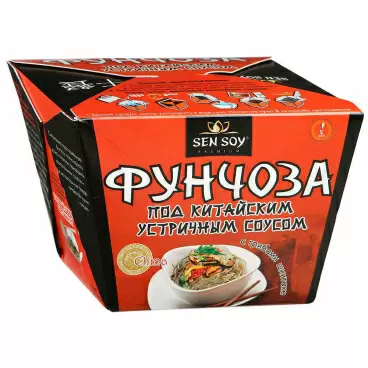 Изображение товара Вермишель Фунчоза Sen Soy под Китайским Соусом 125г