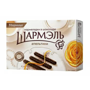 Изображение товара Мармелад Апельтини в Шоколаде Апельсиновые Палочки 150г