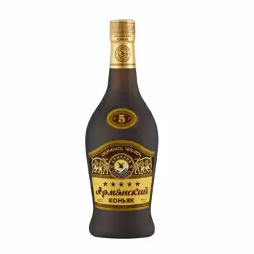 Изображение товара Коньяк Армянский 5 Звезд 40% 0,5л