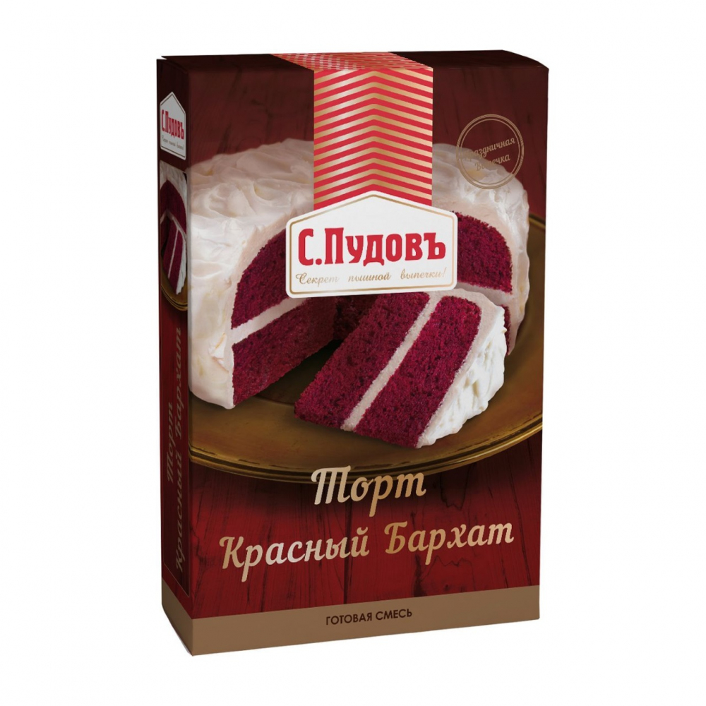 Изображение товара Смесь С.Пудовъ Торт Красный Бархат 400г