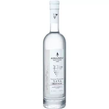 Изображение товара Водка Виноградная Чача Асканели Платиновая 40% 0,5л