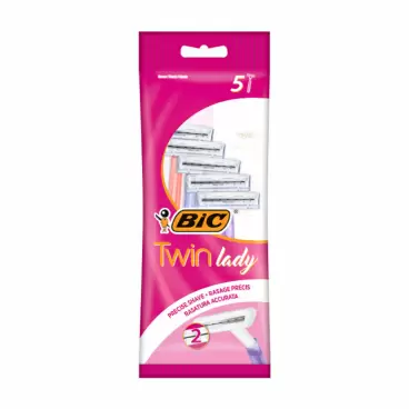 Изображение товара Станки Одноразовые Bic Twin Lady 5шт