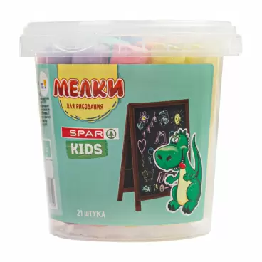 Изображение товара Мелки SPAR KIDS для Рисования 21 Цвет