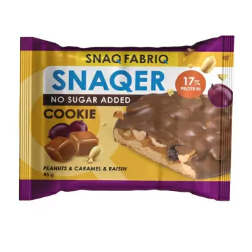 Изображение товара Печенье Snaq Fabriq Арахис Изюм Карамель 45г